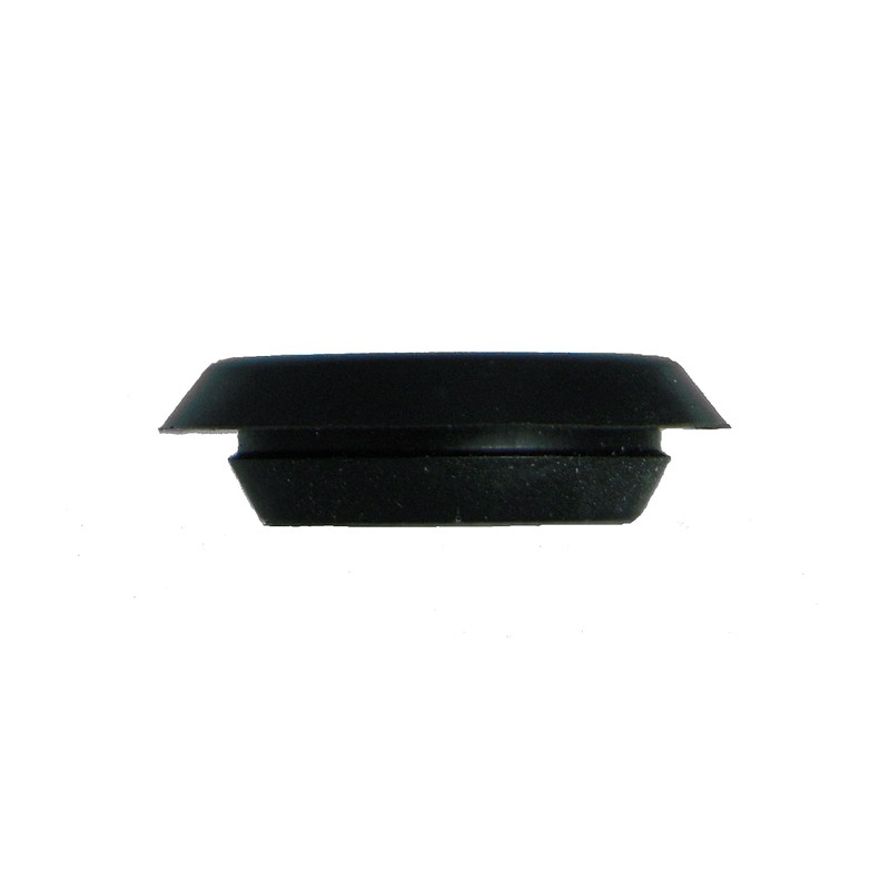 1" 1 inch Flush Mount Black Plastic Body and Sheet