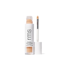 RMS Beauty Revitalize Hydra Concealer, Medium Coverage Hydrating Liquid Complexion Perfector, Skincare-Infused Lightweight and Creaseproof with Built-In Brush Applicator
