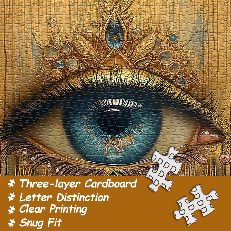 Lotus Eye Puzzles for Adults 1000 Pieces, Flower Eyes Art
