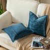 YAERTUN Pack of 2 Chenille Textured Decorative Cushion Covers Accent
