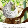 PINVNBY Bearded Dragon Hammock, Wall-Mounted Snake Hammock with Adhesive Hook