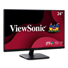 ViewSonic ViewSonic VA2456-MHD 24 Inch IPS 1080p Monitor with 100Hz, FreeSync, HDMI, DisplayPort and VGA Inputs for Home and Office
