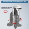 SI SEN Angle Screwdriver Attachment, Set of 12 Electric Screwdrivers,