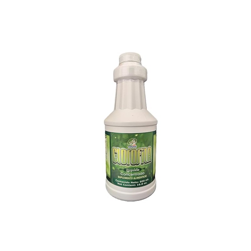 URBA Clorofila Líquida envase de 500 ml. Paquete con 2