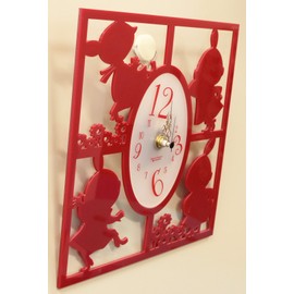 Sunfarm Moomin Silhouette Watch Little My (many) Red KC5017