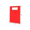 Marketing Holders Shirt Folding Boards Red Acrylic 10"W x 12"H