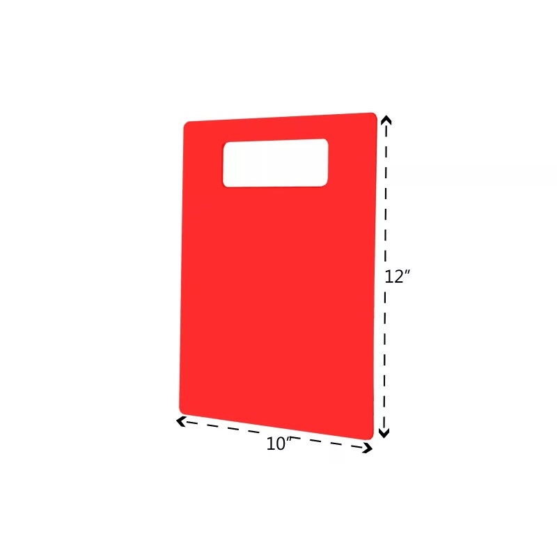 Marketing Holders Shirt Folding Boards Red Acrylic 10"W x 12"H