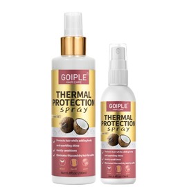 2PCS Heat Protectant Spray for Hair Heat Protectant Product -Coconut Hair Heat Protectant Treatment Spray Thermal Protector Spray -Paraben & Dye Free Travel Size Heat Protection Spray for Damage Hair