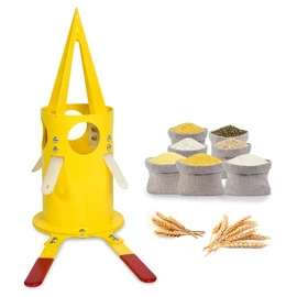 Big Bag Dispenser Bulk Bag Unloader Big bag animal feed unloader for warehouse farm home use Construction Industry (Yellow)
