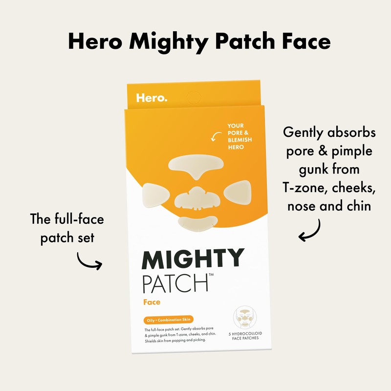 Hero Cosmetics Mighty Patch Face Patch - Hydrocolloid Acne Pimple