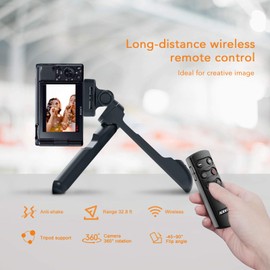 AODELAN Mini Camera Tripod Handle, Handle with Wireless Remote Shutter Release for Sony ZV-E10 ZV-1 A7SM3 A7C A7RIV 9 7R IV 7R III 7 III 6600 6400 9 II RX0 II RX100 M7 for Video Recording with