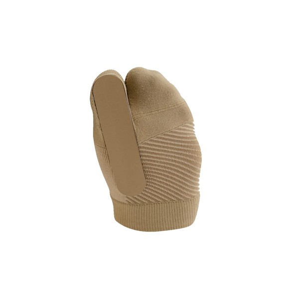 OrthoSleeve Soporte para dedos de césped TT3 (soporte único) diseñado específicamente para tratar y prevenir la litis Hallux (dedo del pie) y aliviar el dolor de fracturas de dedo gordo (S/M, pie izquierdo)