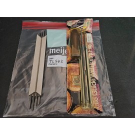 Oregon VINTAGE OREGON FILE GUIDE WITH 7-SWISS MADE FILES W/HANDLE(TL542)