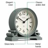 NEWGATE Clocks® Divisadero mantel clock | Traditional double scroll design