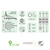 PS-TECH Outdoor Motion Sensor IP65, Presence Sensor Suitable for LED