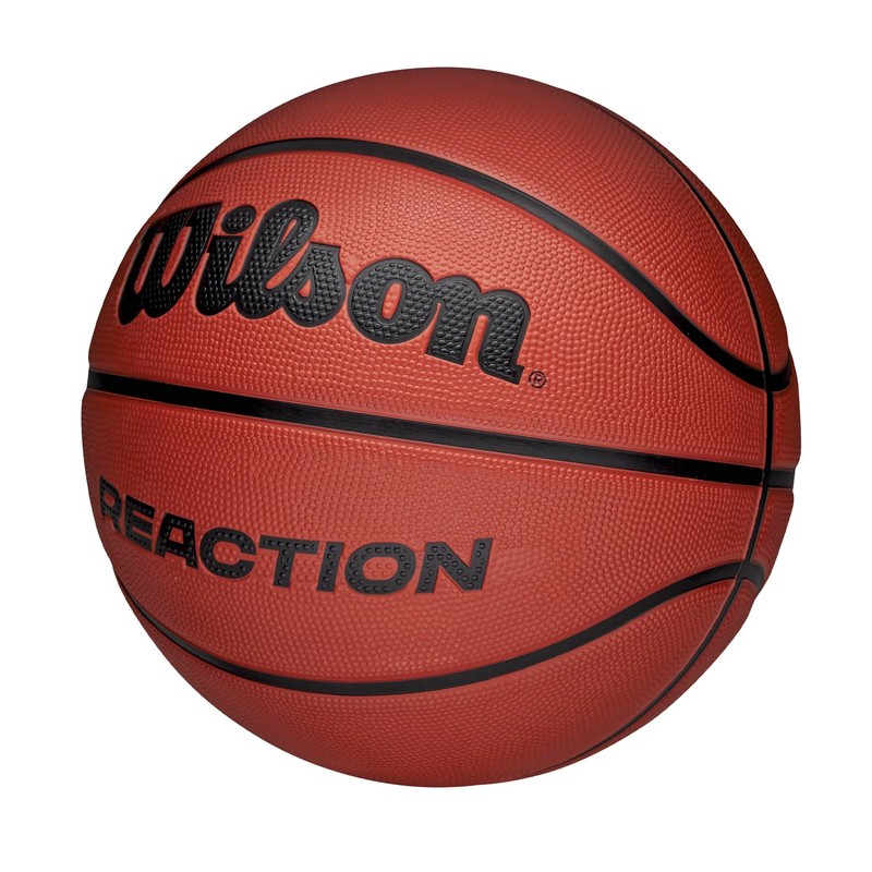Wilson Reaction Basketball, Made From Durable Rubber For All-Surface Performance,