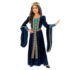 Morph Regal Medieval Princess Costume Girls Renaissance Dress Medieval Kids Renaissance Costume for Girls S