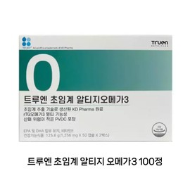Truen Supercritical AltiGomega 3 Easy, 100 tablets, 1 unit / Truen 초임계 알티지오메가3 이지, 100정, 1개