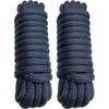 PACTHSD Double Braid 5/8" x 15' Boat Dock Lines (2-Pack)