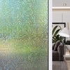 HIDBEA 3D Decorative Window Privacy Film Non-Adhesive Heat Control UV