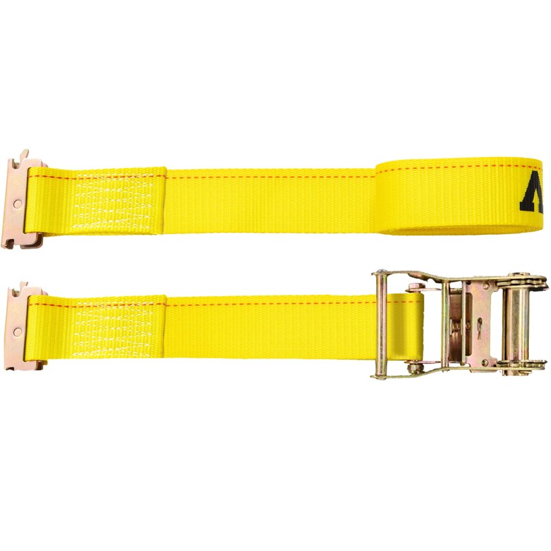 VEVOR E-Track Ratchet Strap, 8 Pack 2" x 15'Polyester Tie-Down