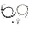 Shampoo Bowl Faucet Sprayer Kit 39.4in Hand Twist Faucet 47.2in