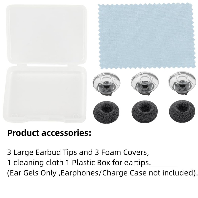 SNHTLS Voyager 5200 Ear Tips Replacement - Comfort Silicon with