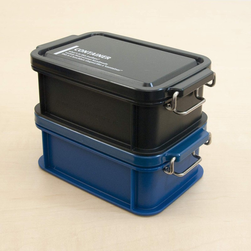 OSK CNT-450 Bento Box, Container Lunch Box, Lunch Chime, Black,