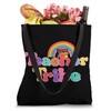 Teacher Tribe Colorful Rainbow Books Tote Bag