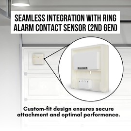 Garage Door Sensor Bracket Compatible with Abode | Universal All-in-One Mounting Kit | Fast and Easy Installation - Sensor Not Included