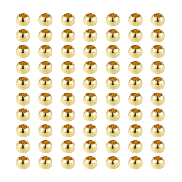 MECCANIXITY 14K Rondelle Beads OD 2 mm ID 1 mm