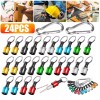 Unbranded 24PCS 1/4" Hex Shank Quick Release Keychain screwdriver Drill
