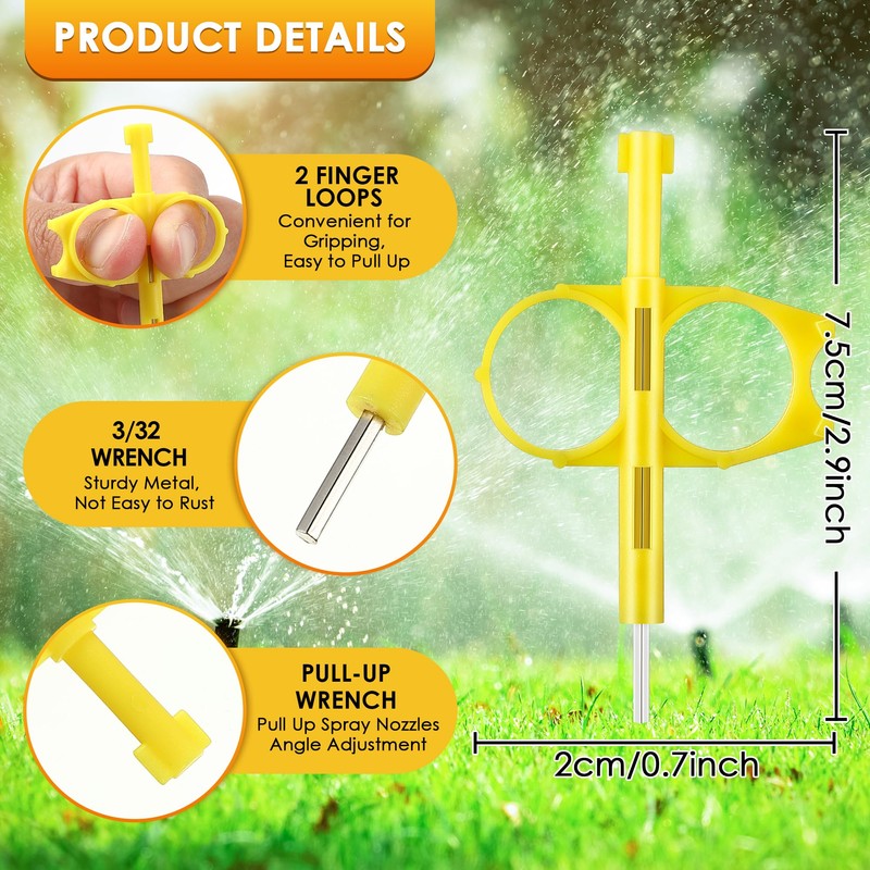 Gulfmew 5 Pack Rotary Sprinkler Tool Compatible with Hunter PGP