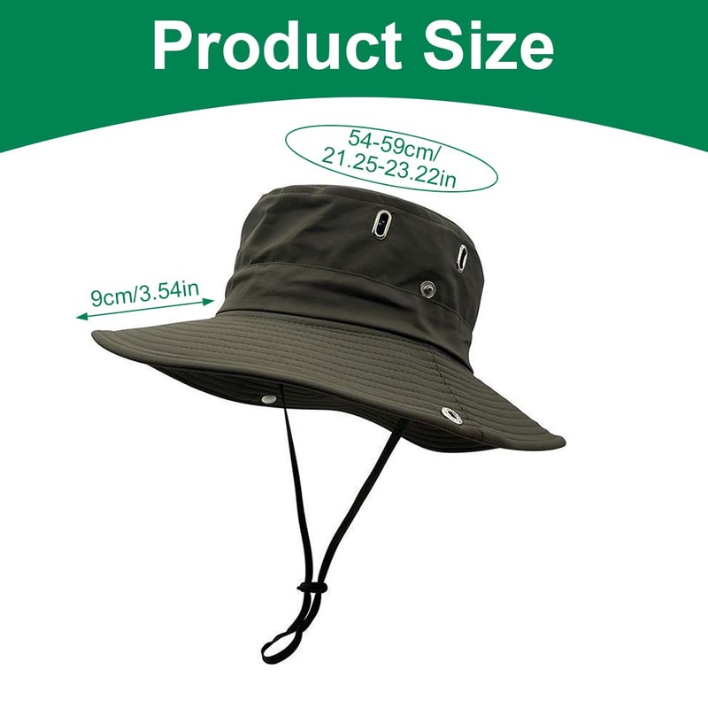 EOYVAIL Outdoor Hats for Men, Fishing Hat, Waterproof Bucket Hat,