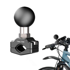 mizikuu Kugelhalterung, Lenkerhalterung Montagebasis aus Aluminiumlegierung mit 2,5 cm/1" TPU Kugel Lenker Ball Base Geeignet für RAM Halterungen Motorrad Handyhalterung