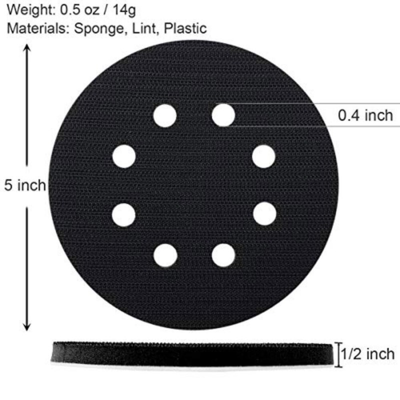 Interface 인터페이스 인치 루프 스폰지 쿠션 샌더 125MM 샌딩 패드