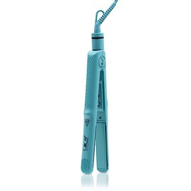 ISO Beauty ISOTSTTURQUOISE-208T Turbo Silk 1' Titanium-Plated Single Pass Flat Iron - Turquoise