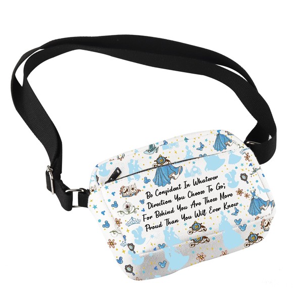 FEELMEM Princess Cinderella Crossbody Bag Fairy Tale Princess Gift Cinderella