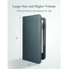 Green Server Book with Zipper Pocket and Magnetic Closure Server