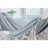 Anyoo Hammock Garden Cotton Hammock Comfortable Fabric Elegant Deluxe Tassels