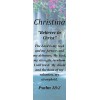 Christina "Believer in Christ" Keepsake Name Meaning Bookmark w/ Verse