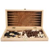 3 in 1 MultiFunctional Folding Wooden Chess Checkers Board Game