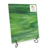 Wissmach Stained Glass Sheet: Dark Green Dense Opal (8"x12"-1 Sheet)