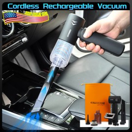 Unbranded Car Home Rechargeable Cordless Hand Held Vacuum Cleaner Mini Portable Wireless