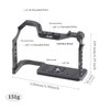 FocusFoto Camera Cage +Top/Side Handle Grip Kit for Canon EOS