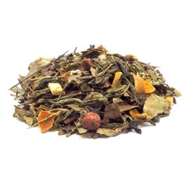 Green Tea Temple of the Gods from China with Lychee Peach Flavour, Mild, Berry Fruity, Fresh Bottled