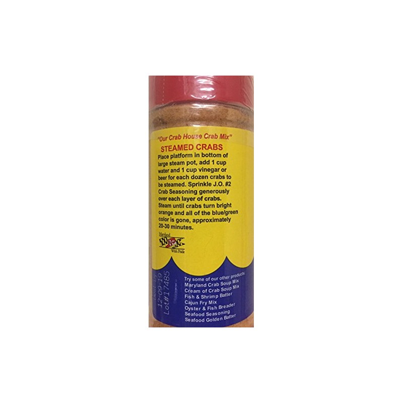 J.O. Crab Seasoning #2 16 Ounce