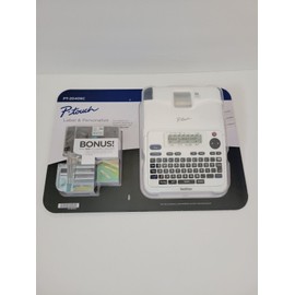 Brother P-Touch PT-2040SC Labeler Maker with 2 Label Tapes + AC Adapter Printer