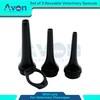 Set of 3pcs Veterinary Specula with Lens - Veterinary Otoscope