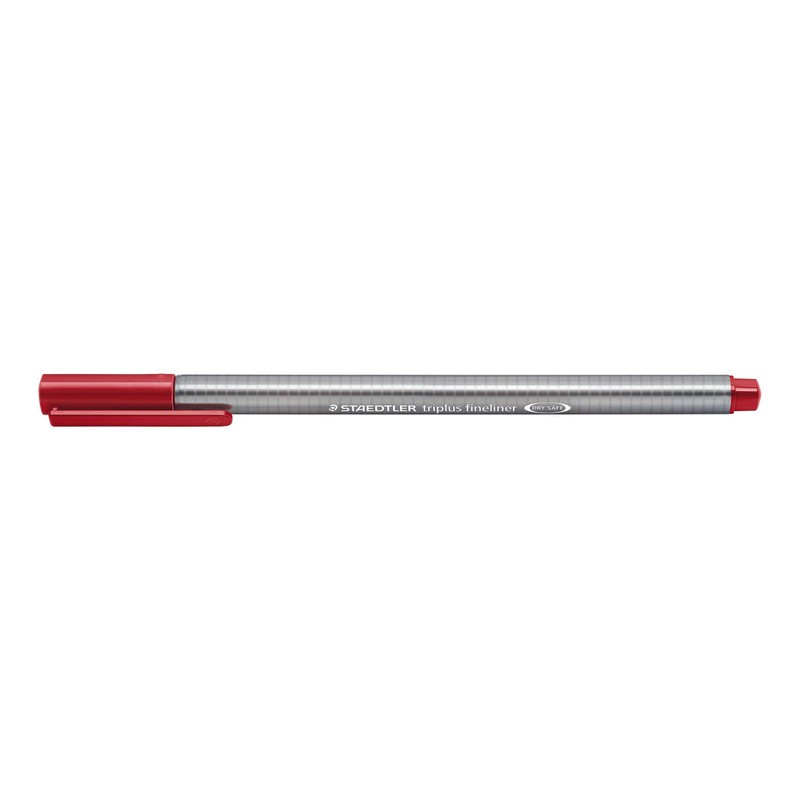 Staedtler Triplus Fineline 334 – Superfine Tip 0.3 mm Crimson